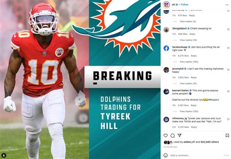 Keenan Allen’s Instagram comment after Tyreek Hill trade goes viral - Sports Illustrated