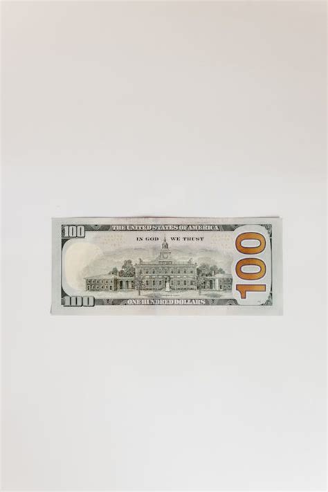 Back of Dollar Bill · Free Stock Photo