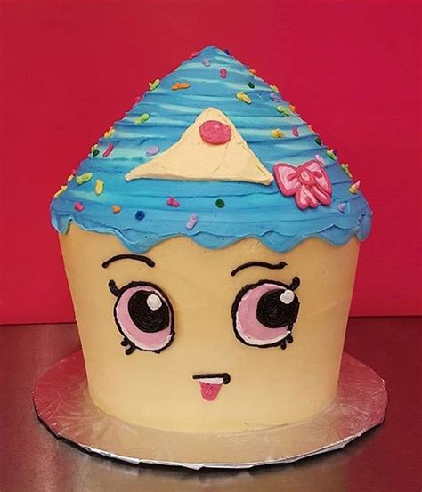 Shopkins Cupcake Queen Giant Cupcake Cake - Classy Girl Cupcakes