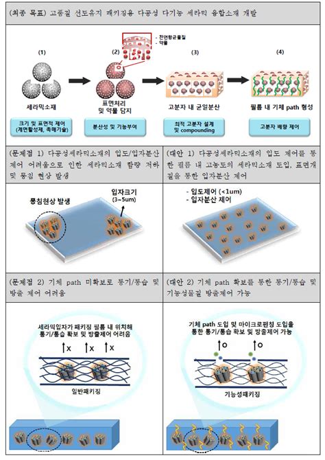 보고서 고품질 선도유지 패키징용 다공성 다기능 세라믹 융합소재 개발