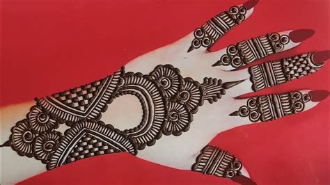 Back Hand Mehndi Design Eid Mehndi Designs Bridal Mendi Mehndi Ke