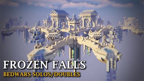 Frozen Falls Bedwars Solos Doubles Map Pika Network Map