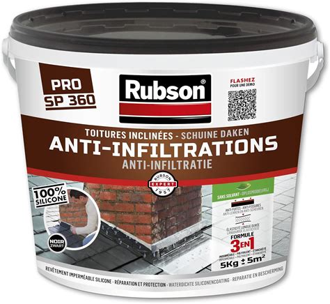 Rubson Rev Tement Anti Infiltrations Stop Fuite Noir Kg Pour