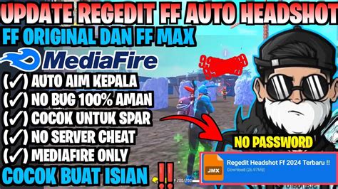 UPDATE REGEDIT CONFIG AUTO HEADSHOT TERBARU 2024 NO SERVER CHEAT