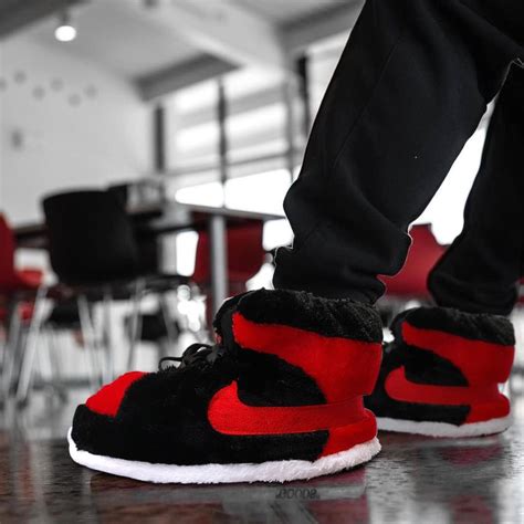 Redblack Jordan 1 Slippers One Size Fits All From Size 4 Etsy