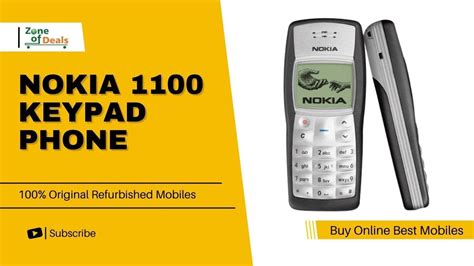 Buy Nokia 1100 Keypad Mobile Phone Refurbished Zoneofdeals Youtube