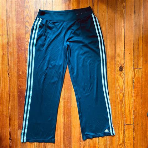 2000s Adidas Track Pants Size M Good Condition Depop