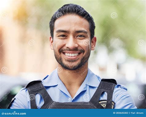 Portrait Of Man Security Guard Or Smile Of Safety Officer For