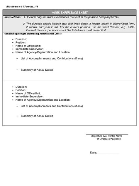 Pds Worksheet Form Pdf