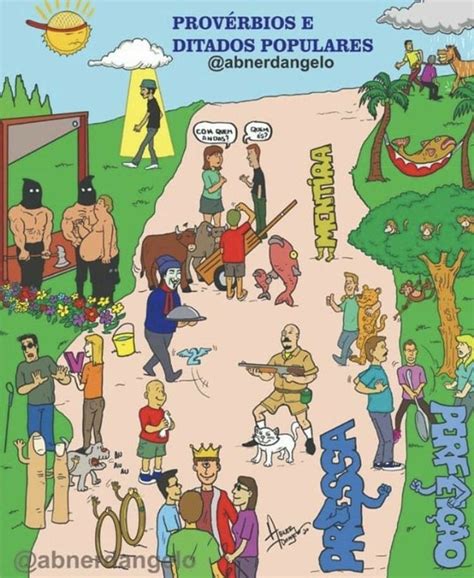 Ditados Populares E Proverbios - Provérbios e Ditados populares - Ilustrações: @abnerdangelo - Descubra ...