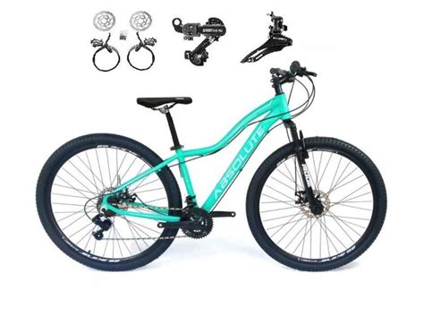 Bicicleta Feminina Aro Absolute Hera V C Mbios Shimano Freio A