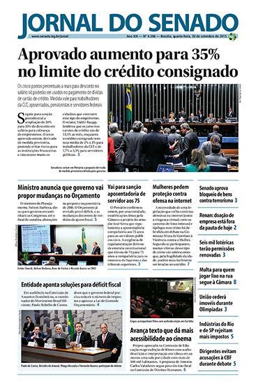 Senado Federal on Twitter Veja as notícias do Jornal do Senado desta