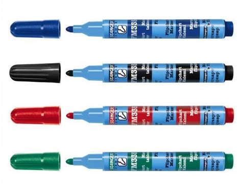 Маркер для флипчарта "STANGER" FM335 круглый наконечник красный арт ...