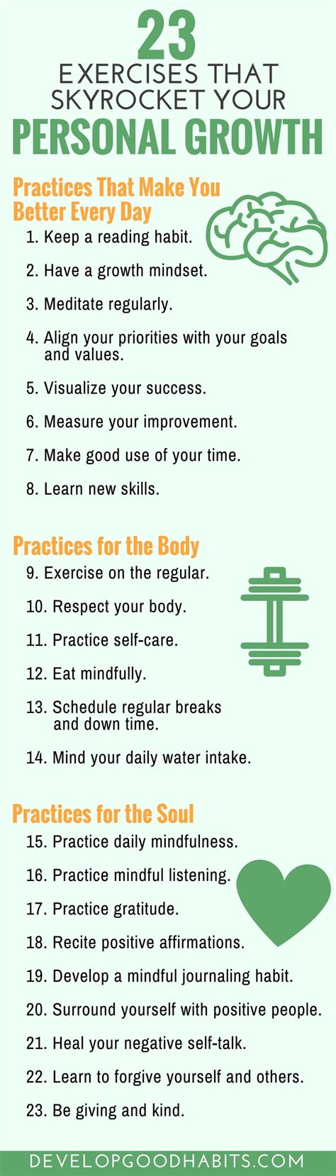 23 Exercises & Activities to Practice Daily Self-Improvement