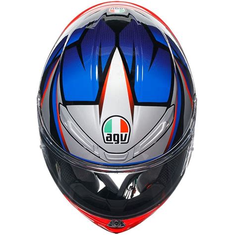 AGV K6 S Slashcut Black Blue Red FREE UK DELIVERY