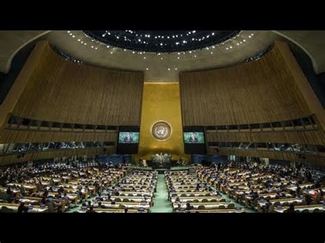 UN General Assembly Holds Emergency Special Session On State Of