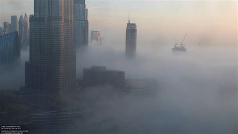 Fog In Downtown Dubai Youtube