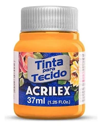 Tinta De Tela Mate De Color Amarillo Cadmio Acrilex Ml Mercadolibre