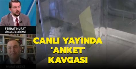 Canlı yayında anket kavgası CHP nin anketçisi Gezici nin zor anları