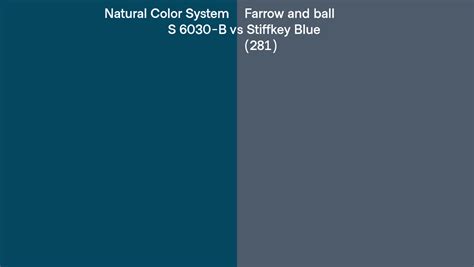 Natural Color System S 6030 B Vs Farrow And Ball Stiffkey Blue 281