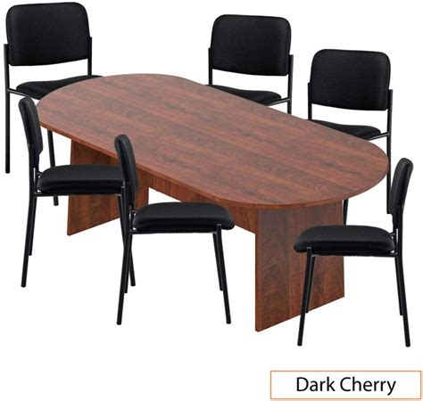 Gof 6ft 8ft 10ft Conference Table Chair G2748b Set Cherry