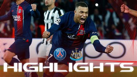 Résumé Vidéo Psg 1 1 Newcastle ⚽️ Kylian MbappÉ Ucl Vidéos