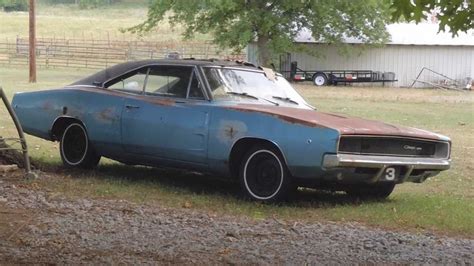 See 1968 Dodge Charger Barn Find Drive Away Under Its Own Power