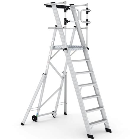 Climb It Large Platform Folding Steps With Safety Gates Ladders Sale