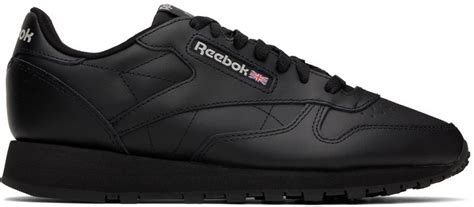 Reebok Classics: Black Classic Sneakers | SSENSE UK