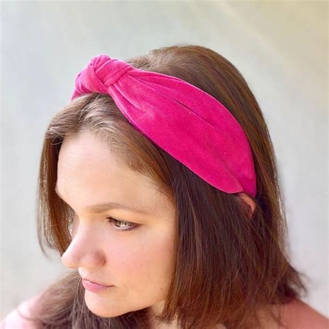 Pink Hot Pink Headband Etsy