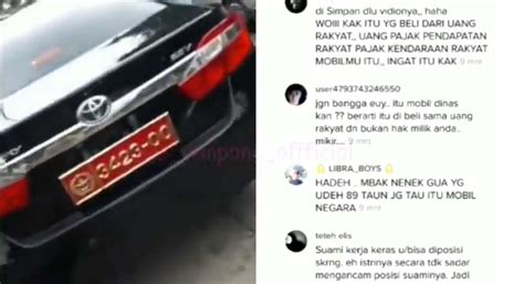 Viral Video Wanita Pamer Mobil Dinas Tni Milik Suami Puspen Tni Plat