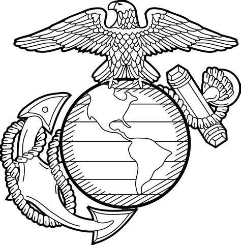 Usmc Logo Outline