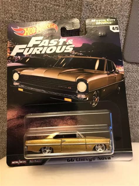 HOT WHEELS FAST FURIOUS Chevy Nova Motor City Muscle NEW PicClick UK