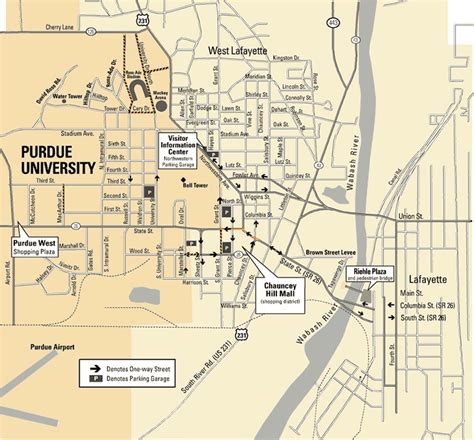 Large Purdue Campus Map