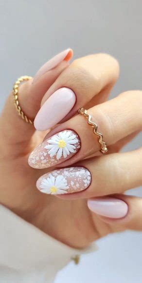 Cute Spring Nails To Inspire You Daisy Nails