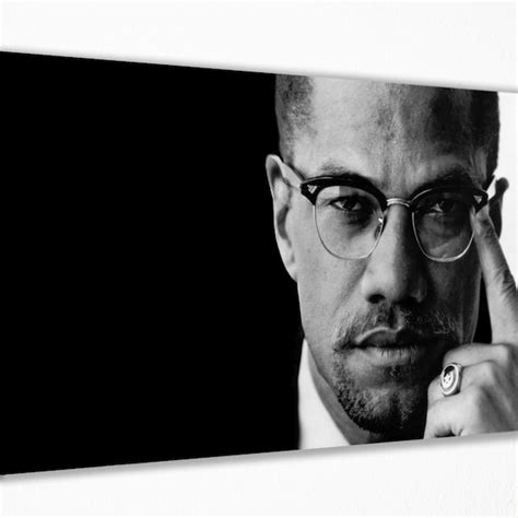 Malcolm X Canvas Etsy