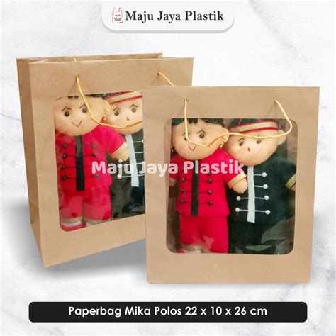 Jual Paper Bag Kraft Mika Isi Murah Paperbag Kraft Tas Mika Tas