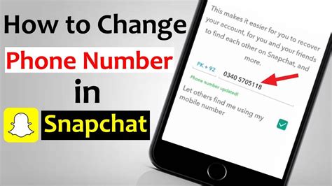 How To Change Phone Number In Snapchat Snapchat Mobile Number Change