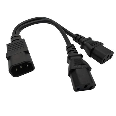 Buy 2 Pack Tekit C14 To 2X C13 C14 Splitter 0 8in 20cm C14 Male To