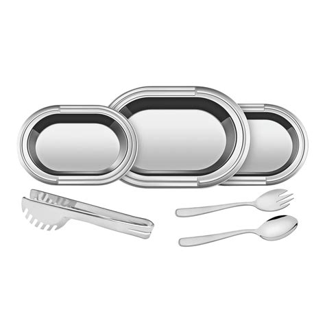 Pc Tramontina Ciclo Stainless Steel Service Set Tramontina