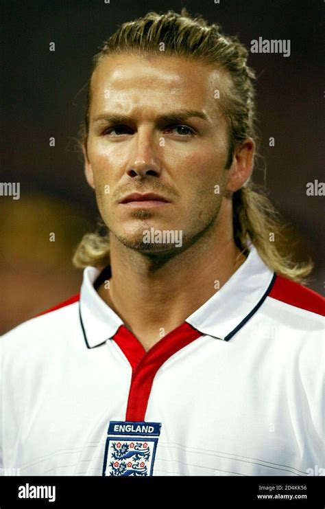 David beckham england captain hi-res stock photography and images - Alamy