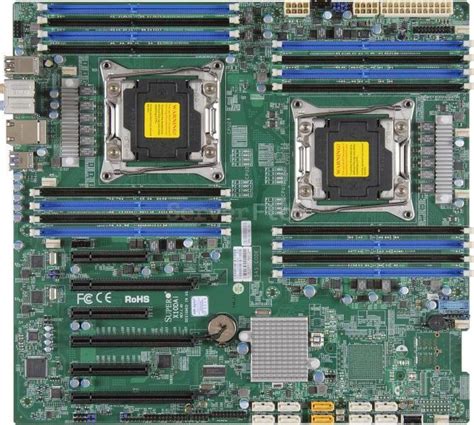 Материнская плата Supermicro X10DAi (E-ATX, 2x LGA2011-3, 16 DIMM) [MBD ...