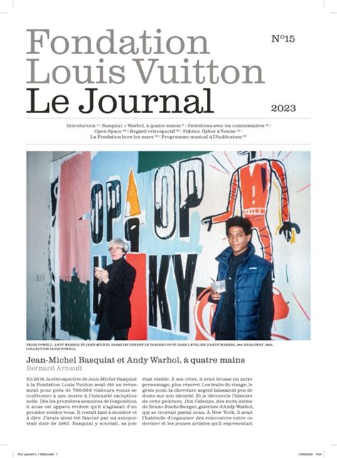 Fondation Louis Vuitton Le Journal N15 Librairie Boutique