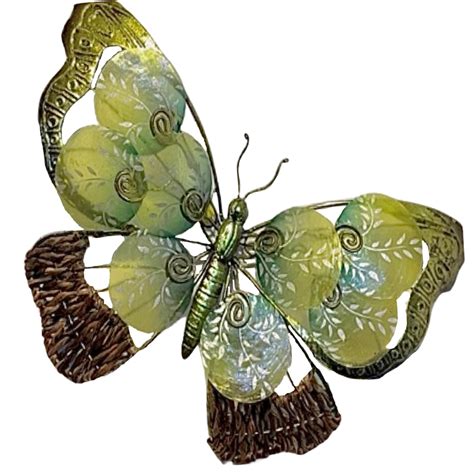 Butterfly Capiz Metal Art Sea Things Ventura