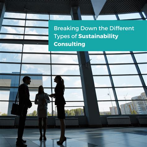 Breaking Down The Different Types Of Sustainability Consulting