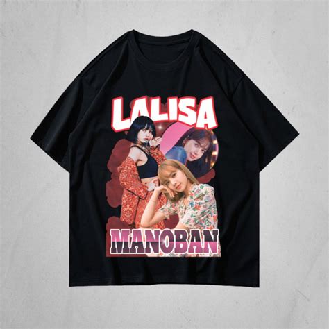 Kaos Lisa Blackpink Oversize Lazada Indonesia