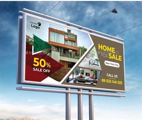 Real Estate Billboard Ad Examples Psd Ai