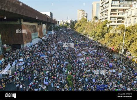 Santiago Chile 08th Mar 2023 Editors Note Image Taken With A