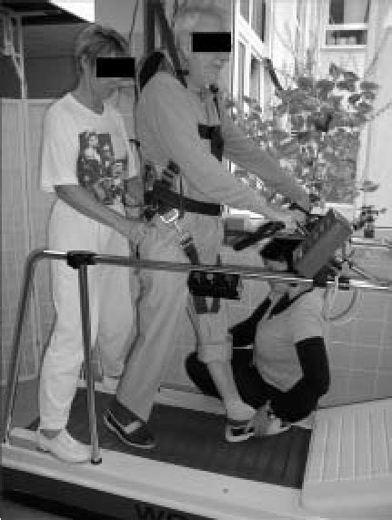 Treadmill Training With Partial Body Weight Support Of A Left