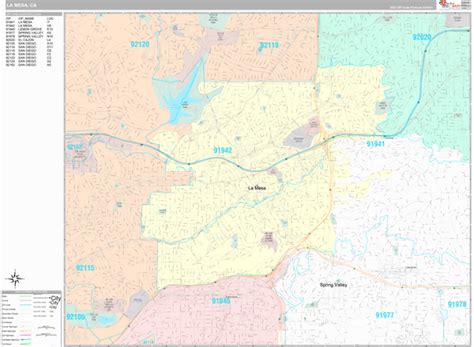 La Mesa Zip Code Map - Oconto County Plat Map